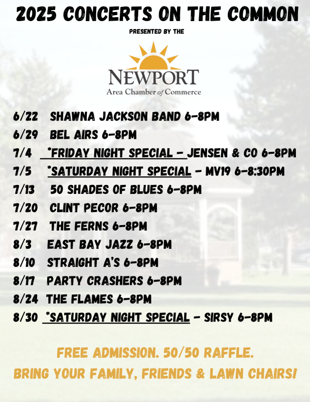 Concerts on the Common 2025