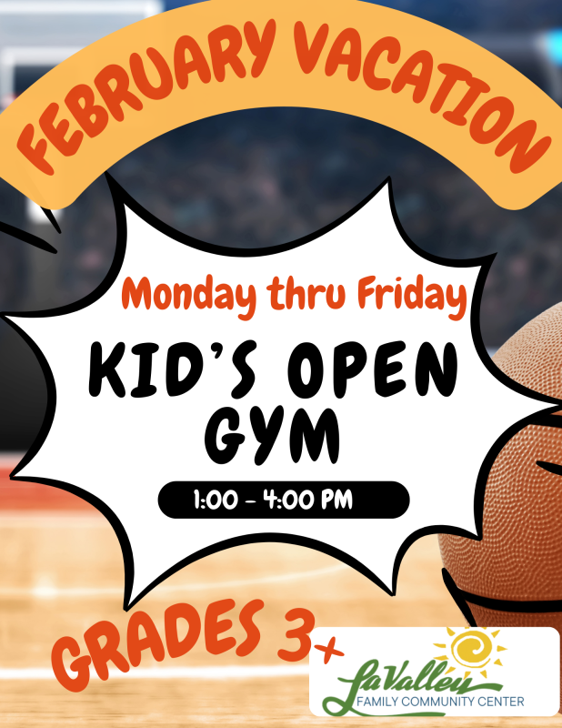 School Vacation Open Gym for kids