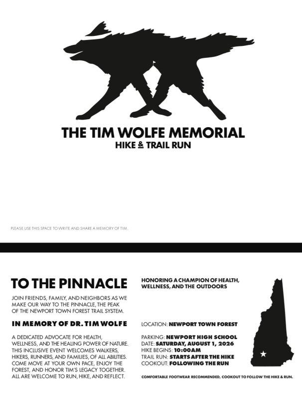 Tim Wolf Memorial Run Info